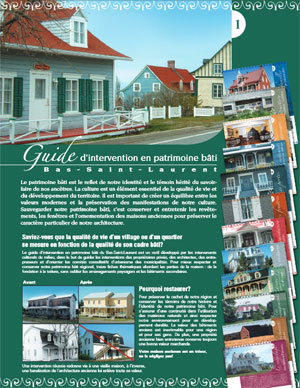 Guide d’intervention en patrimoine bâti du Bas-Saint-Laurent